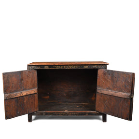 Painted Tibetan Altar Cabinet - 18thC