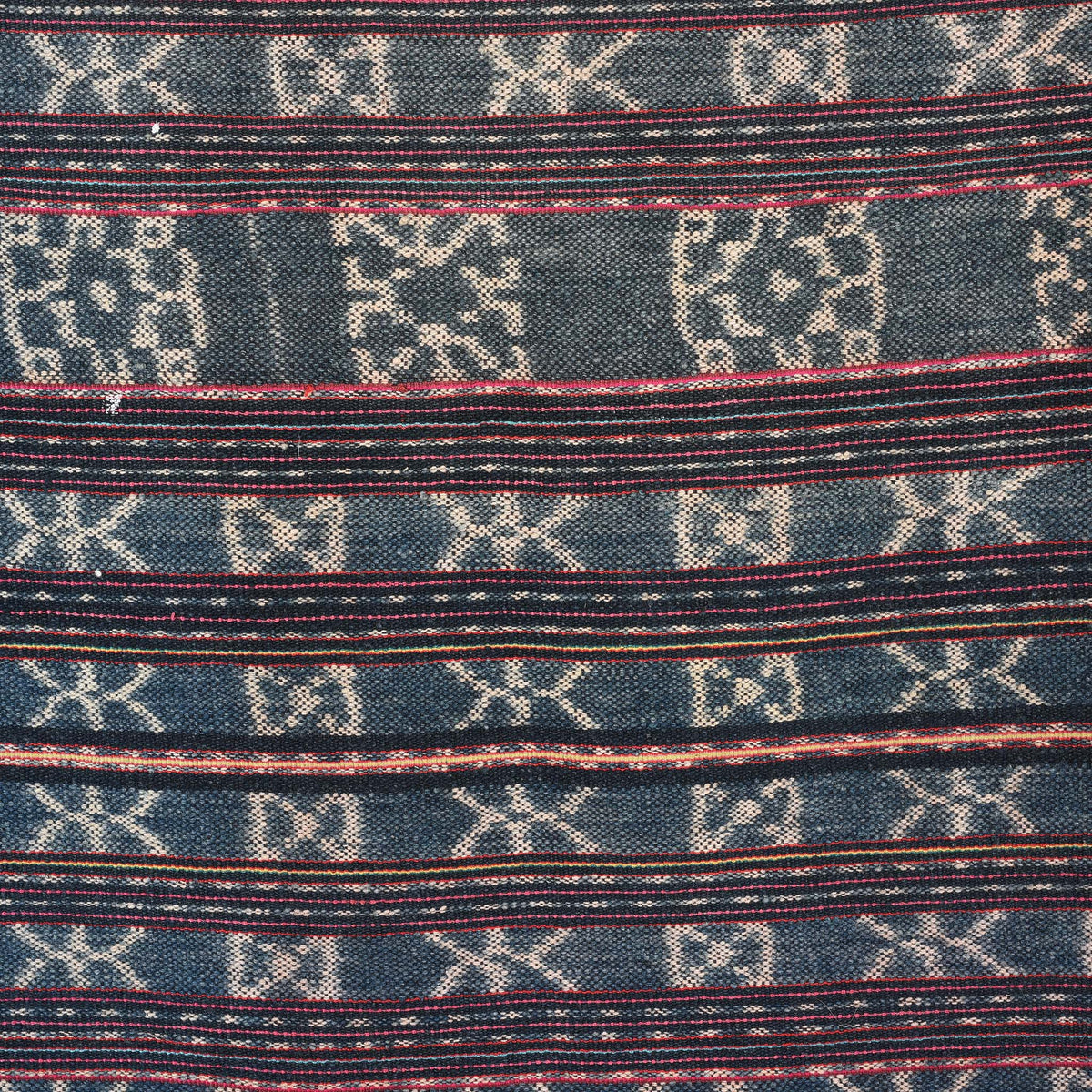 Vintage Hand spun and Hand-woven Cotton Sarong from Solor