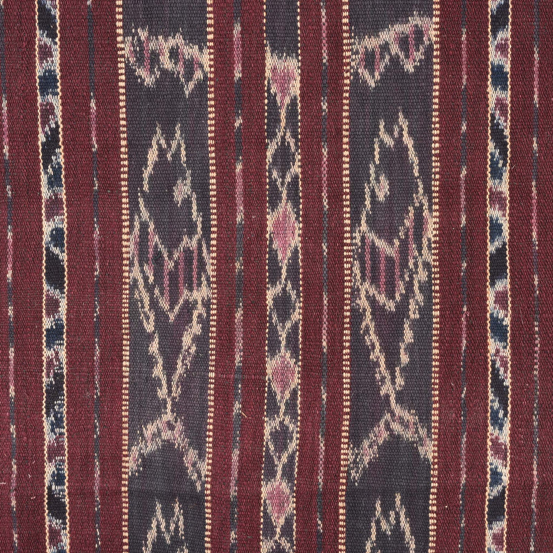 Handloom Cotton Ikat Sash From Alor - Ca 1940