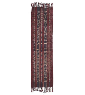 Handloom Cotton Ikat Sash From Alor - Ca 1940