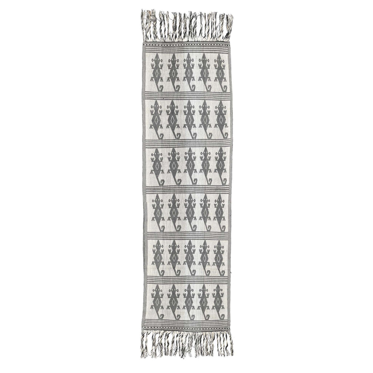 Vintage Cotton Sash From Selandang - Komodo Dragon Design