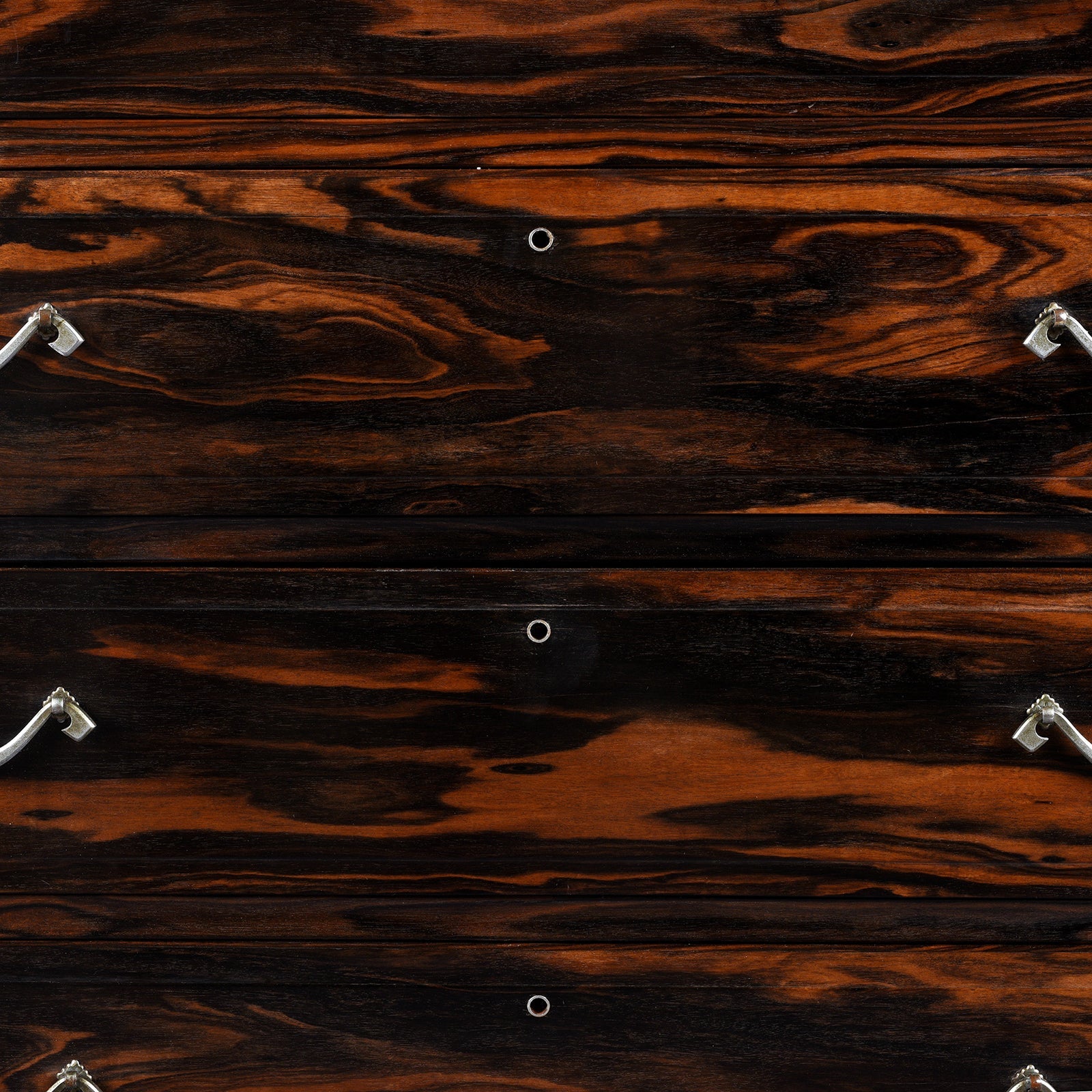 Japanese Kimono Dansu, Persimmon Wood - Shōwa Era