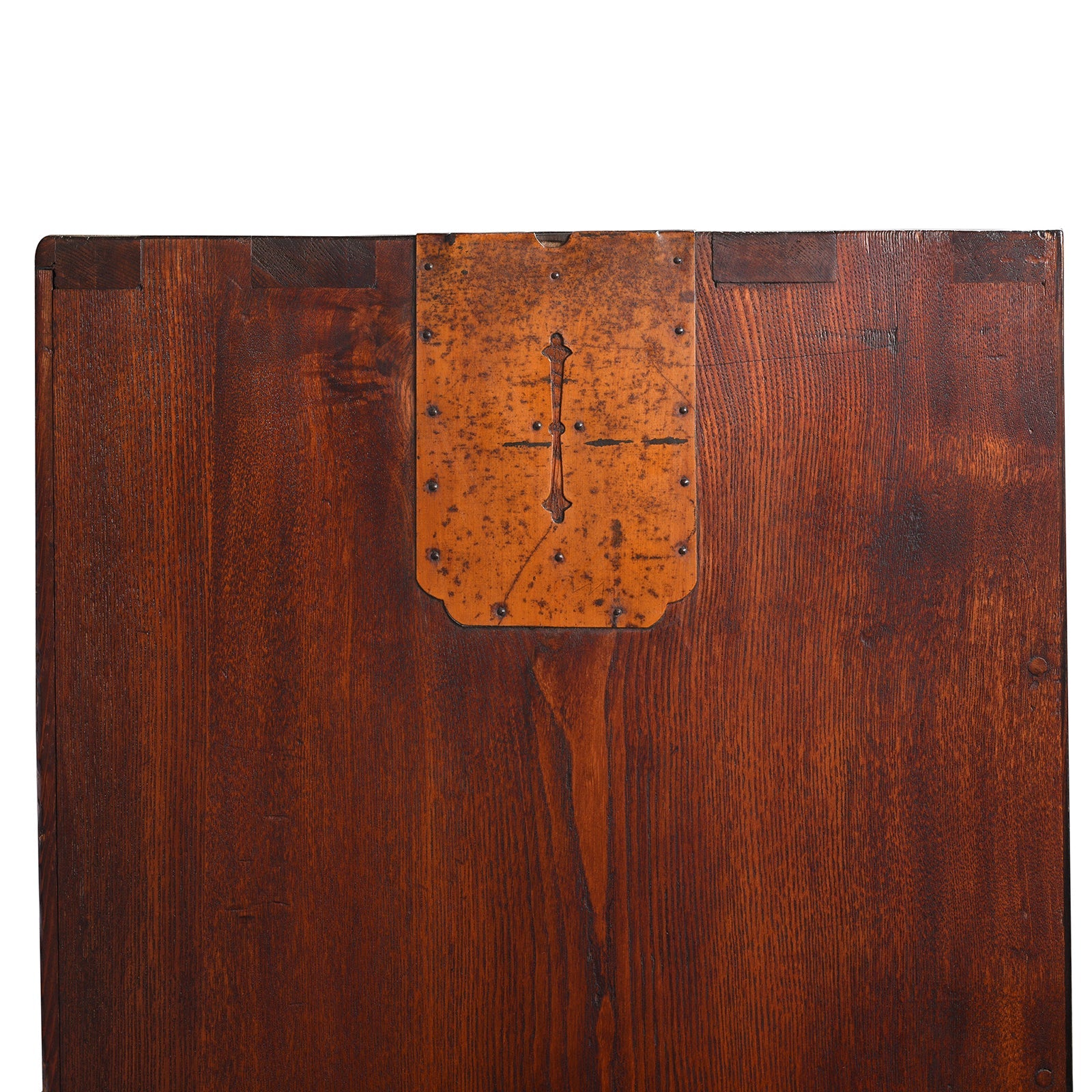 Japanese Kimono Dansu, Persimmon Wood - Shōwa Era