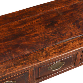 Red Elm Console Table From Shanxi - Late 19thC