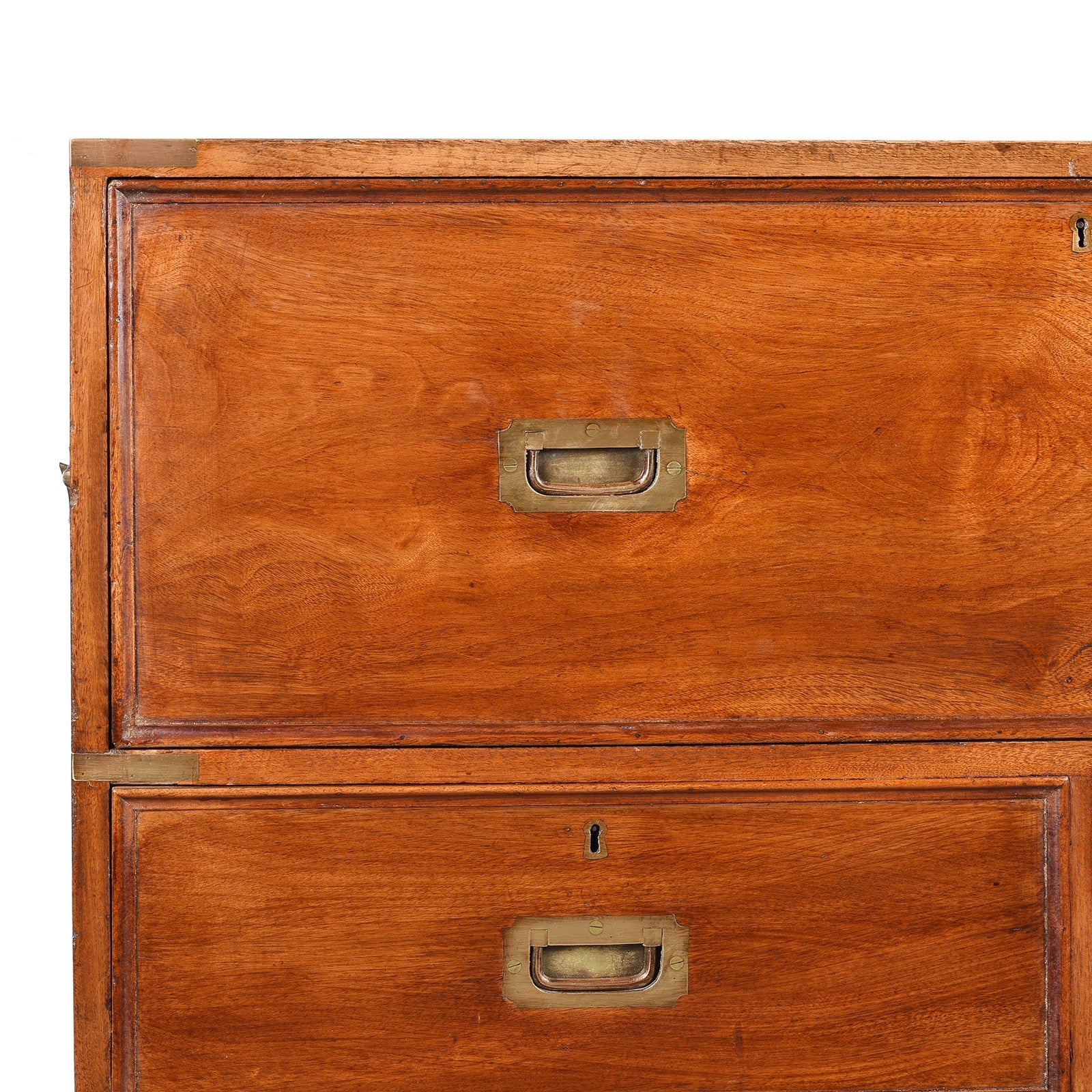 Chinese Export Secretaire Campaign Chest - Late 19thC