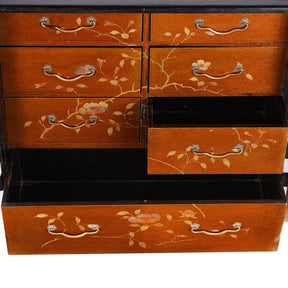 Japanese Lacquered Kodansu Table Cabinet - Meiji Period