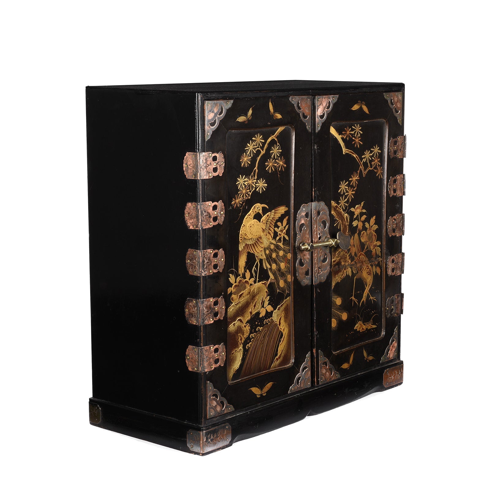 Japanese Lacquered Kodansu Table Cabinet - Meiji Period