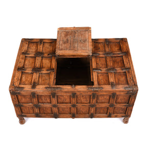 Indian Stick Box Storage Chest From Jaisalmer - 19thC