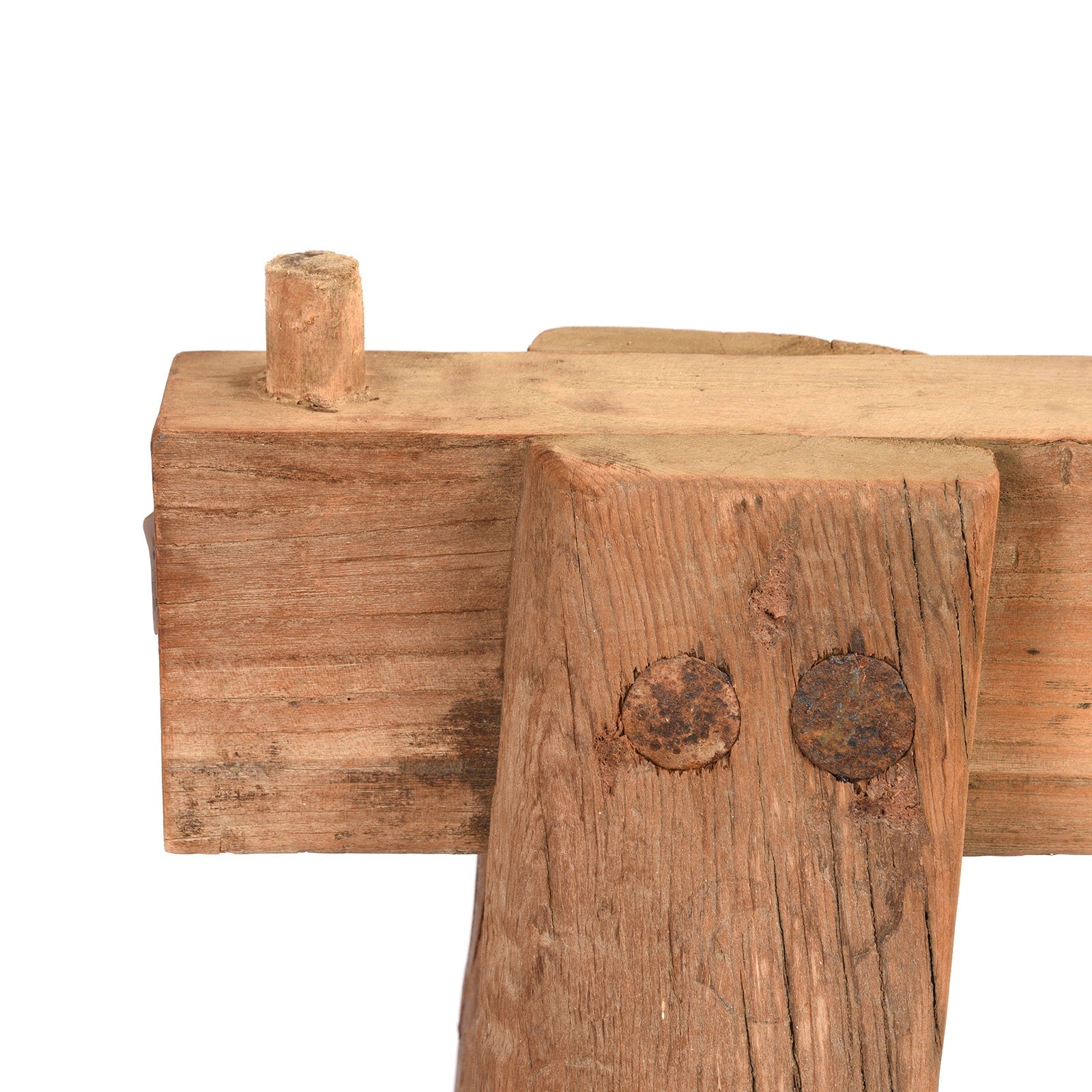 Trestle Dining Table Made From Old Pine