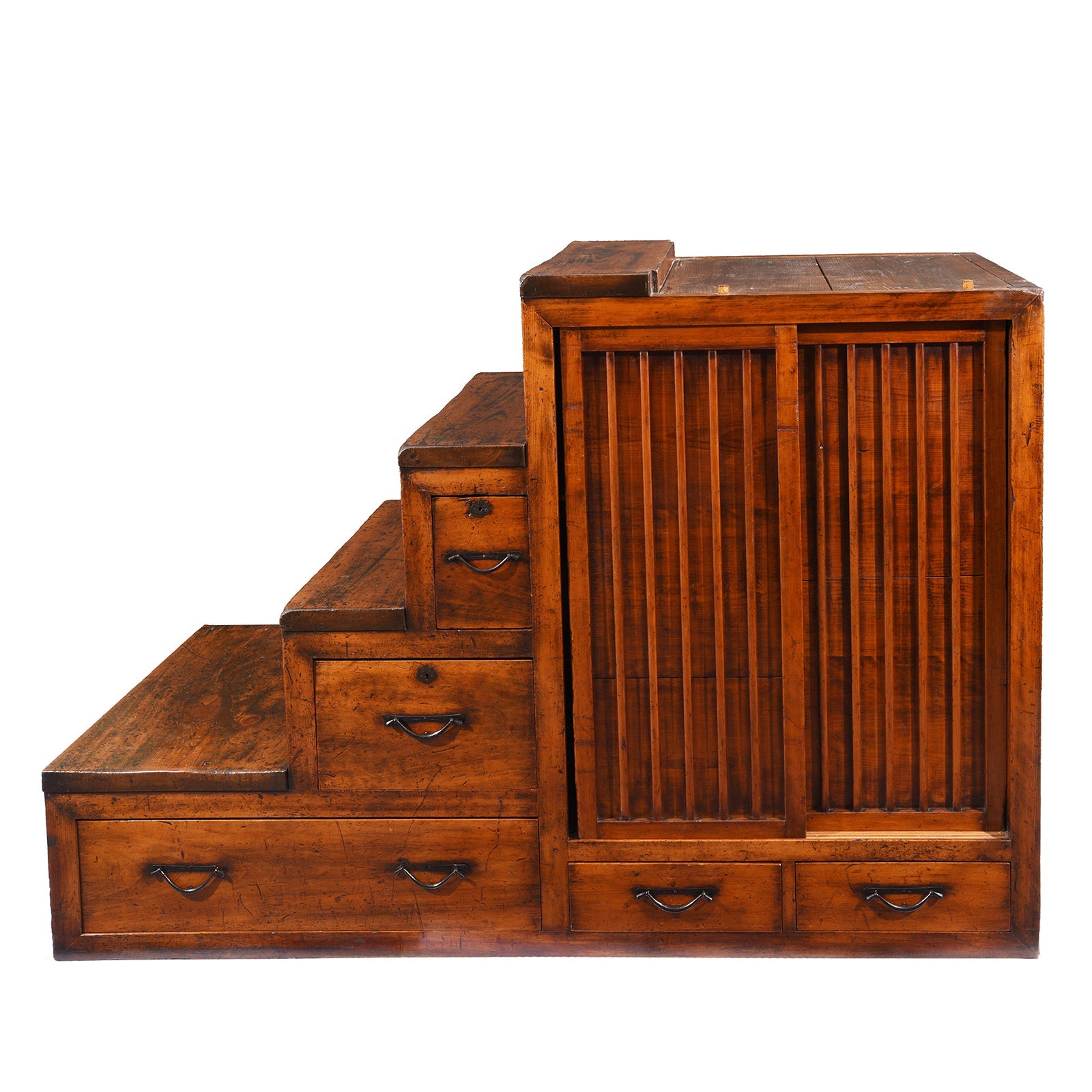 Japanese Kaidan Dansu (Step Tansu) - Meiji Period