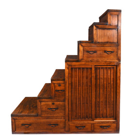 Japanese Kaidan Dansu (Step Tansu) - Meiji Period