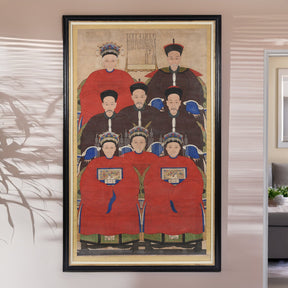 Framed Chinese Ancestor Painting - Early 20th Century