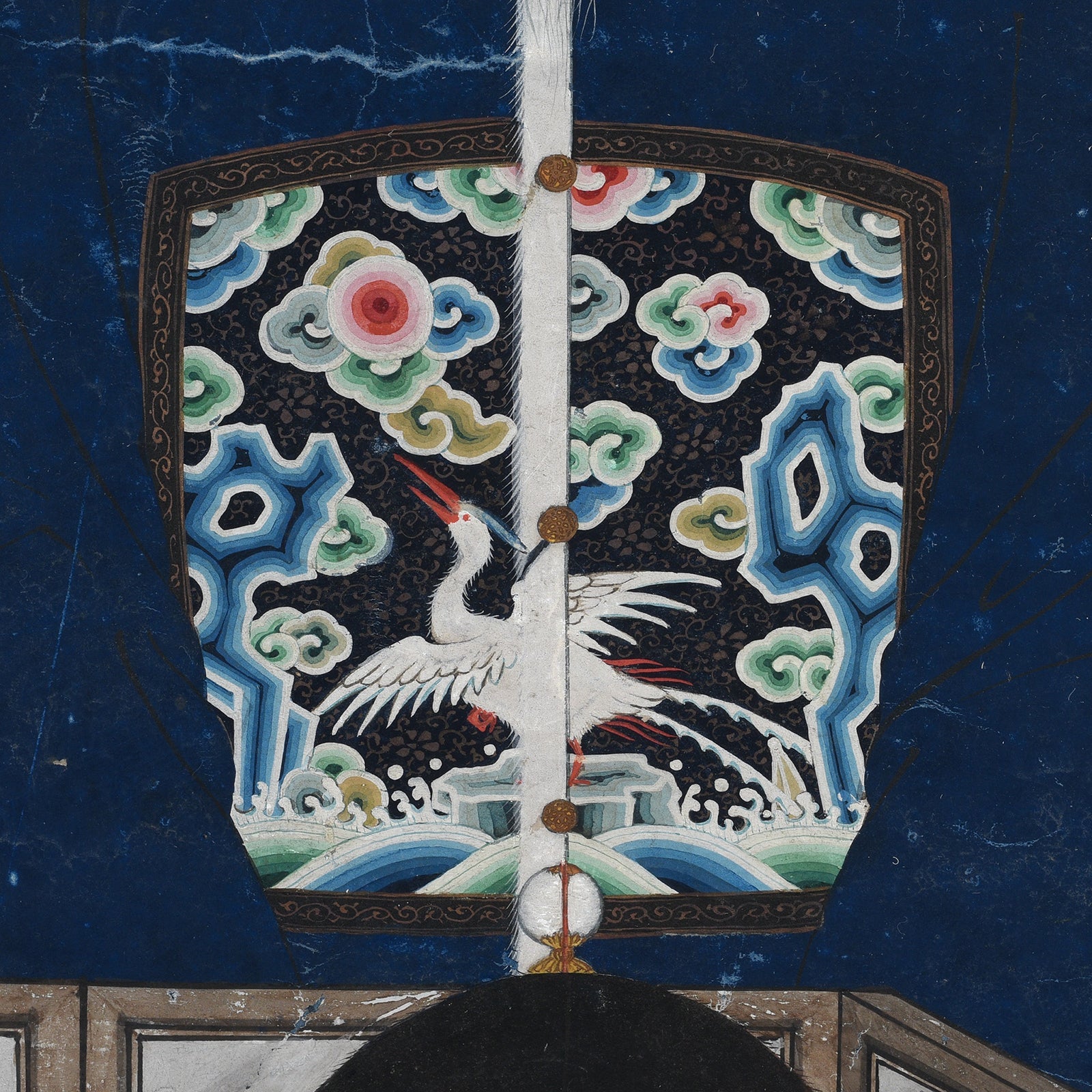Framed Chinese Ancestor Painting - Early 20th Century