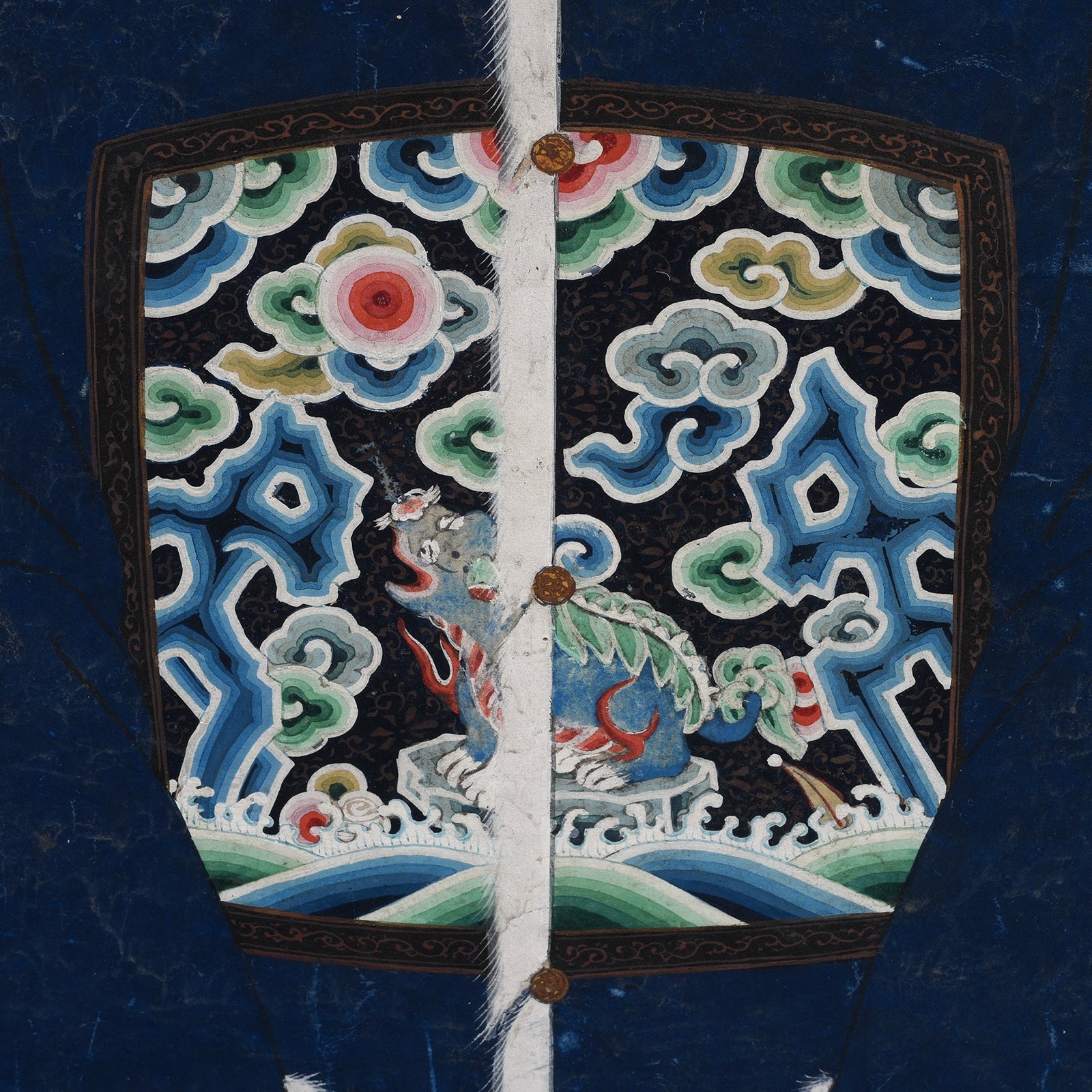 Framed Chinese Ancestor Painting - Early 20th Century