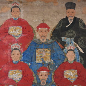 Framed Chinese Ancestor Painting - 19th Century