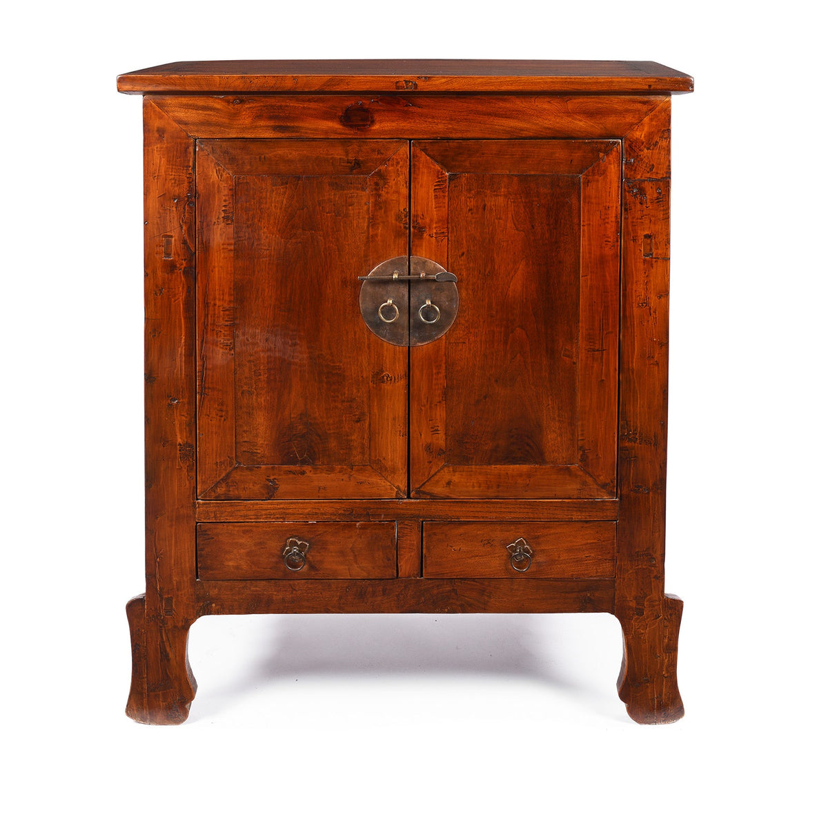 Walnut Chinese Gansu Cabinet - 19th Century
