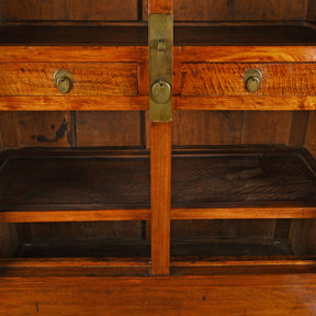 Chinese Elm Compound Cabinet From Beijing - 19th Century