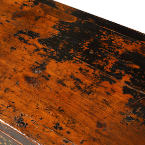 Black Painted Mongolian Sideboard - 19th Century