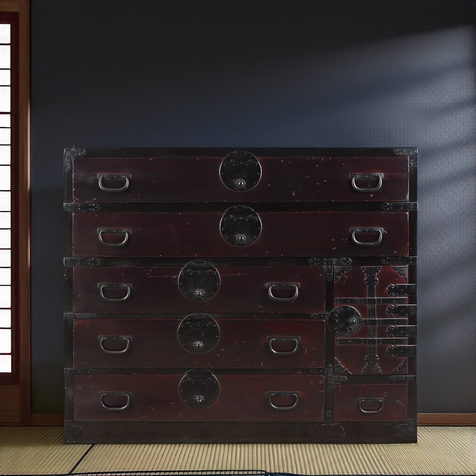 Japanese Isho Dansu With Secret Drawer - Taisho Period