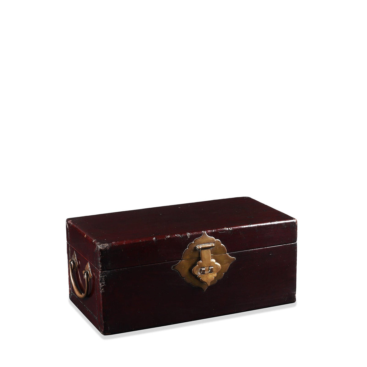 Aubergine Leather Trunks From Jiangxi - 19th Century
