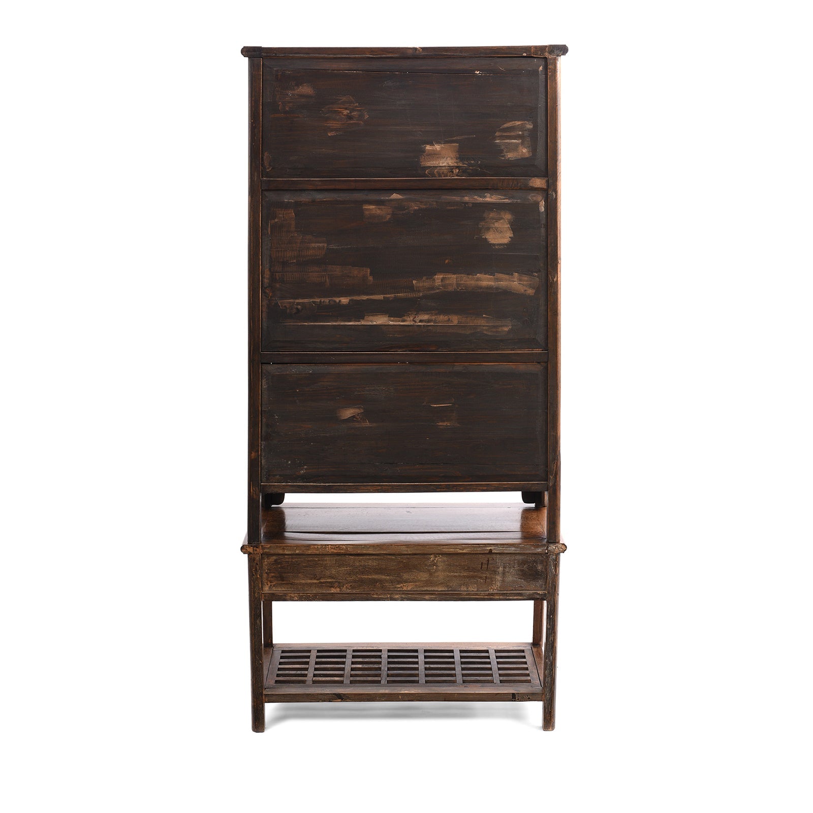 Pair of Chinese Jichimu Yuanjiaogui Cabinets On Stands - Qing Dynasty