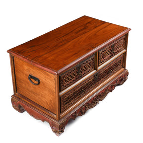 Painted Indonesian Madura Chest - 19th Century