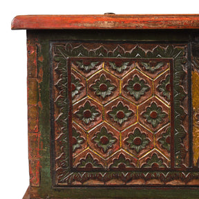 Painted Indonesian Chest - 19th Century