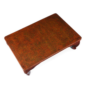 Japanese Tsugaru Nuri Lacquer Zataku Table - Taisho Era