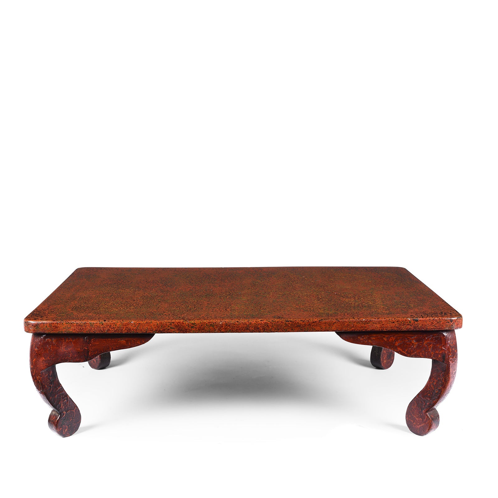 Japanese Tsugaru Nuri Lacquer Zataku Table - Taisho Era