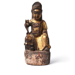 Qing Dynasty Guan Yu Figure - Early 19th Century