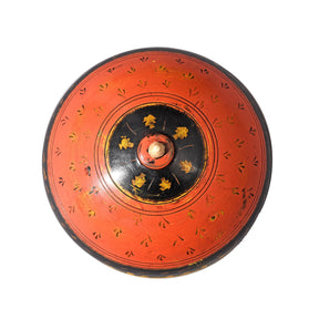 Vintage Lacquer Pot from Rajasthan ca 1930