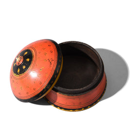 Vintage Lacquer Pot from Rajasthan ca 1930