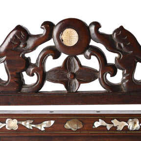 Chinese Mother of Pearl Inlaid Table Mirror - Ca 1890