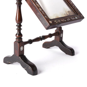 Chinese Mother of Pearl Inlaid Table Mirror - Ca 1890
