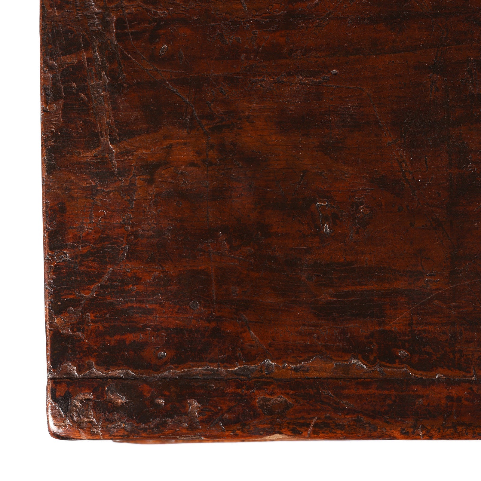 Red Lacquer Book Cabinet From Shanxi Province - 19th Century