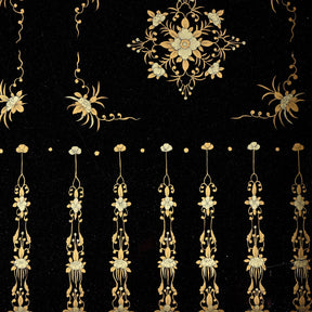 Black Lacquer Export Canton Export Games Table - Early 19th Century