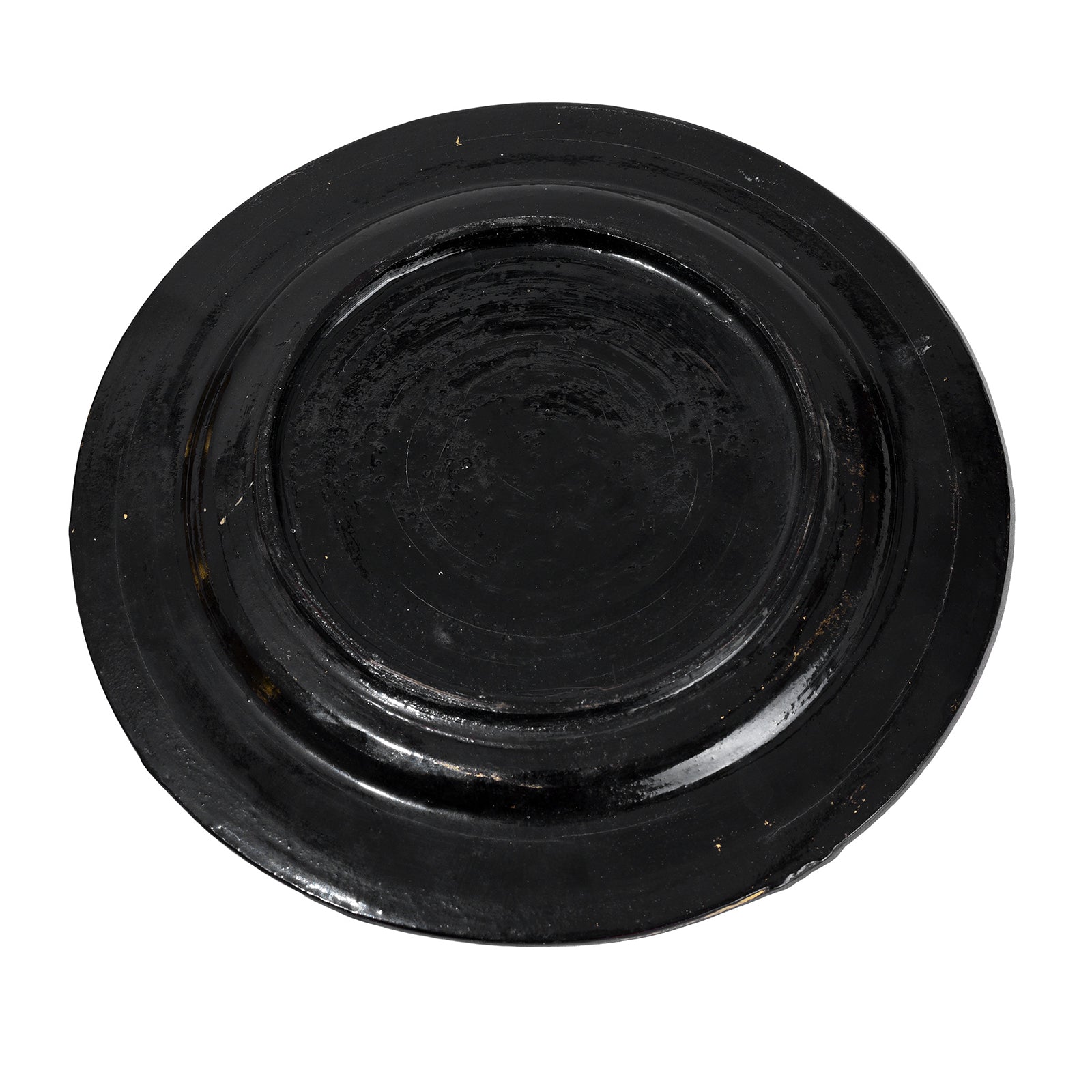 Burmese Black Lacquer Tea Cup / Plate - Ca 1950's