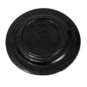 Burmese Black Lacquer Tea Cup / Plate - Ca 1950's