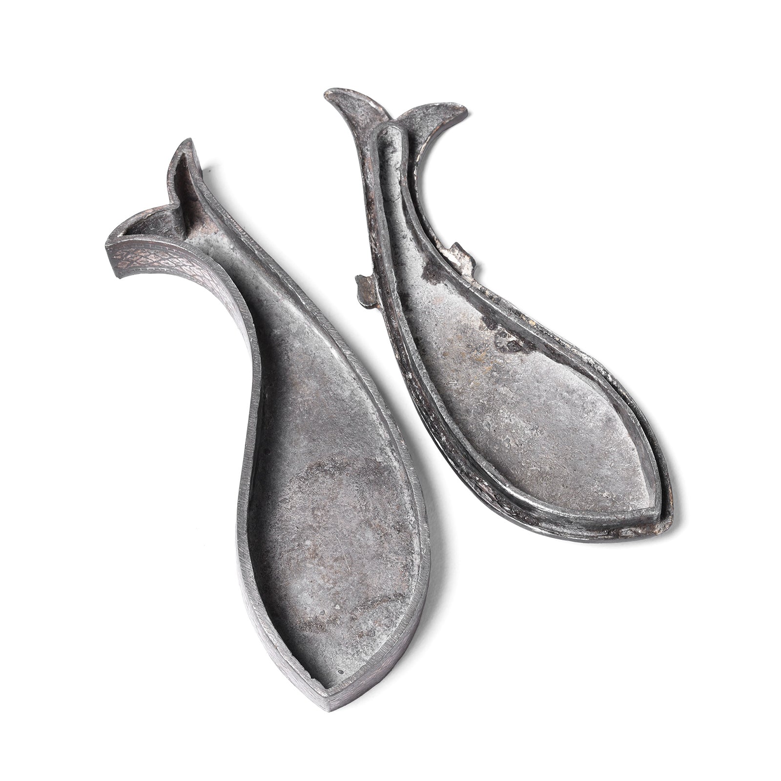 Bidri Work Mughal Fish Box From Lucknow - 19th Century