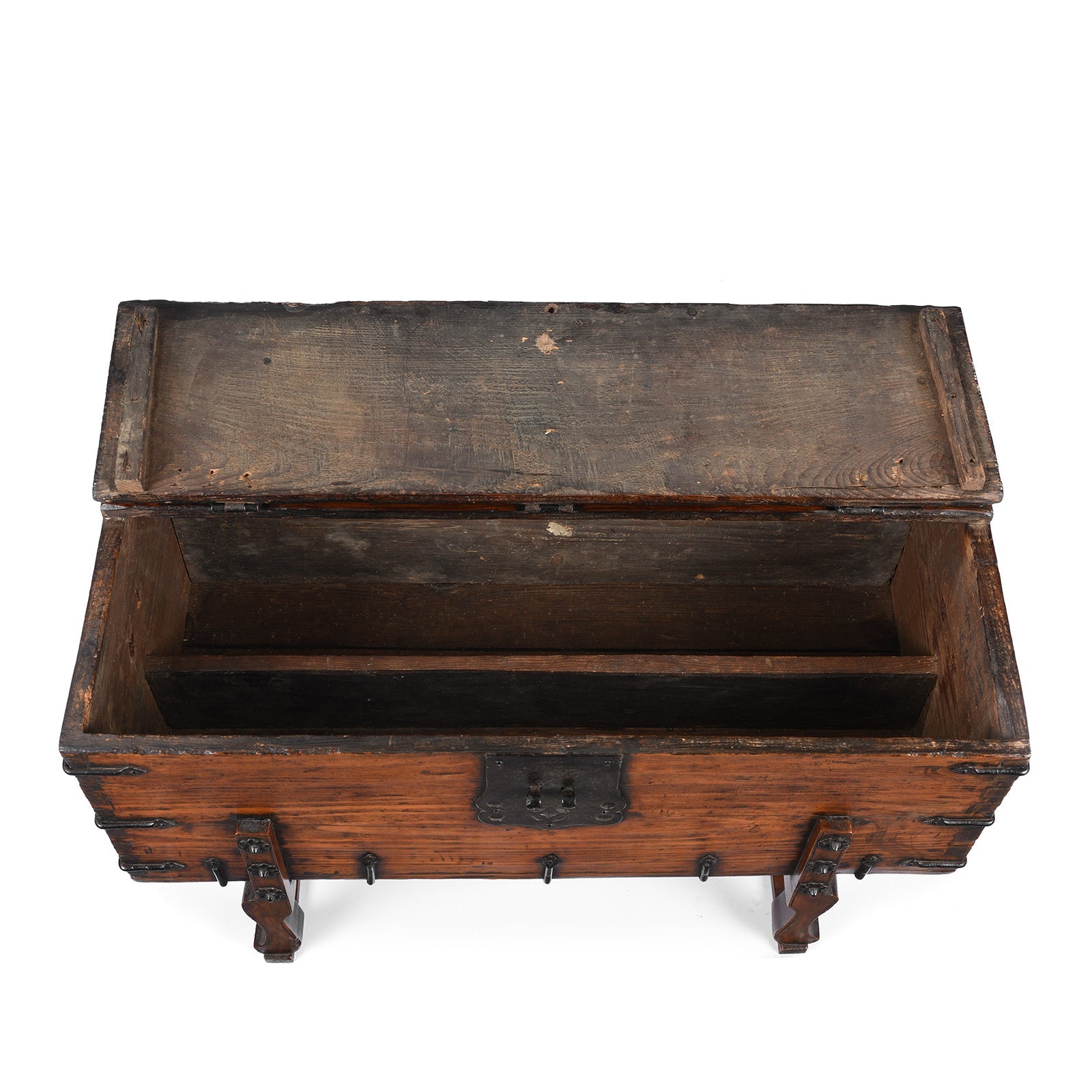 Korean Ton Kwe Coin Chest (With Later Stand) - Ca 1920