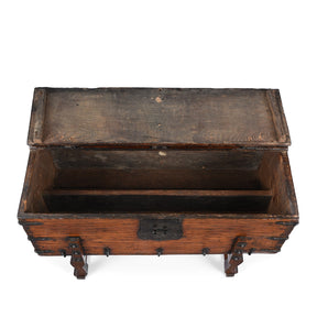 Korean Ton Kwe Coin Chest (With Later Stand) - Ca 1920