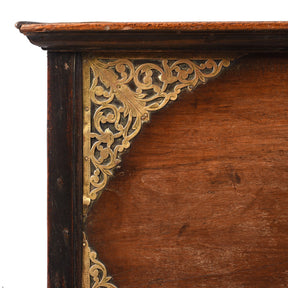 Dutch Colonial Jackfruit & Brass Chest From Ceylon/Sri-Lanka -18thC