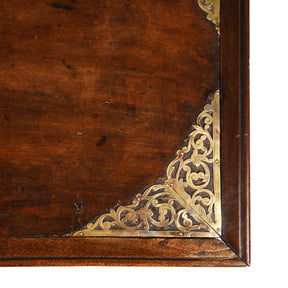 Dutch Colonial Jackfruit & Brass Chest From Ceylon/Sri-Lanka -18thC