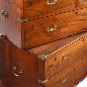 Military Campaign Chest Of Drawers - 19th Century