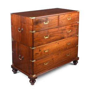 Military Campaign Chest Of Drawers - 19th Century