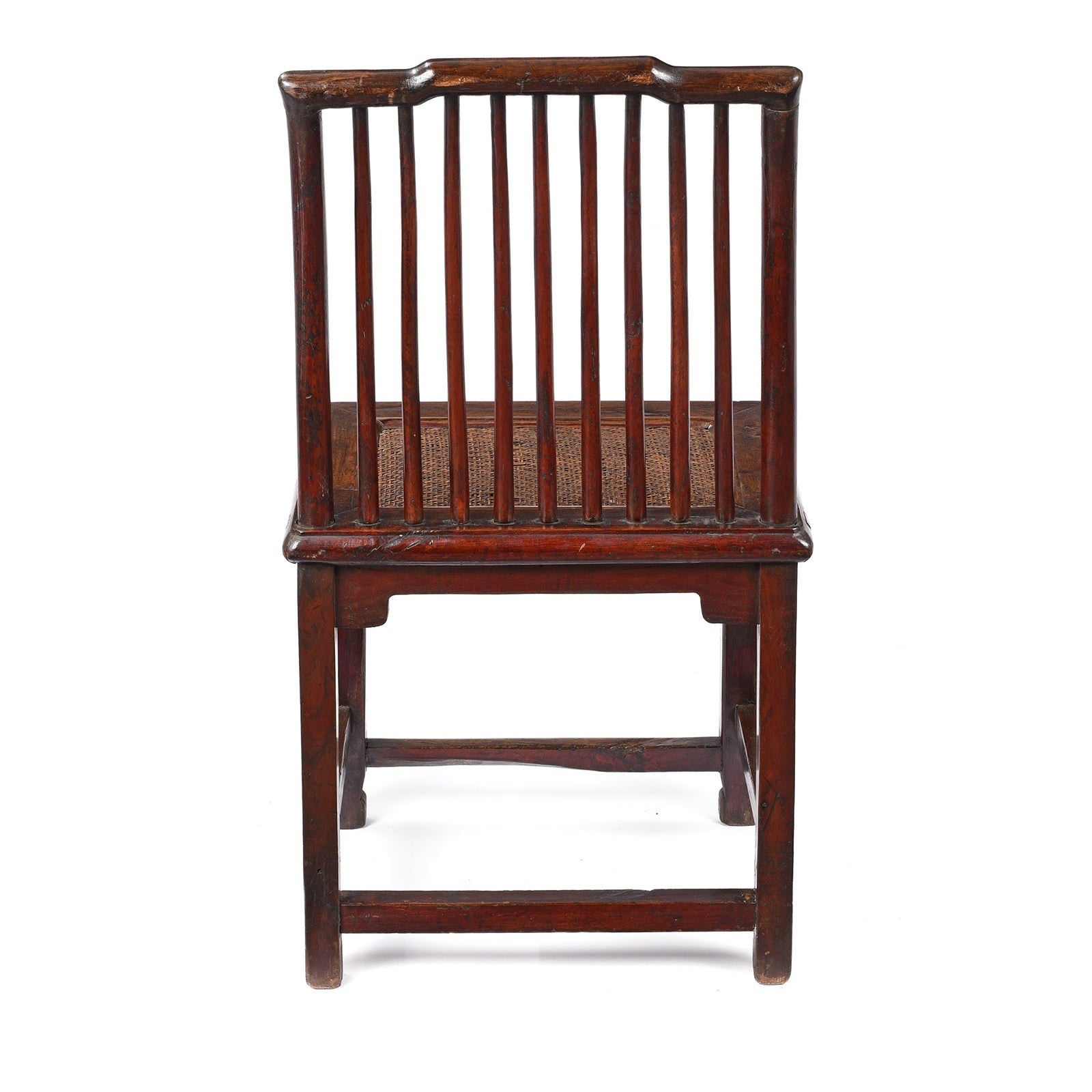 Book Chair With Rattan Seat From Zhejiang - 19th Century