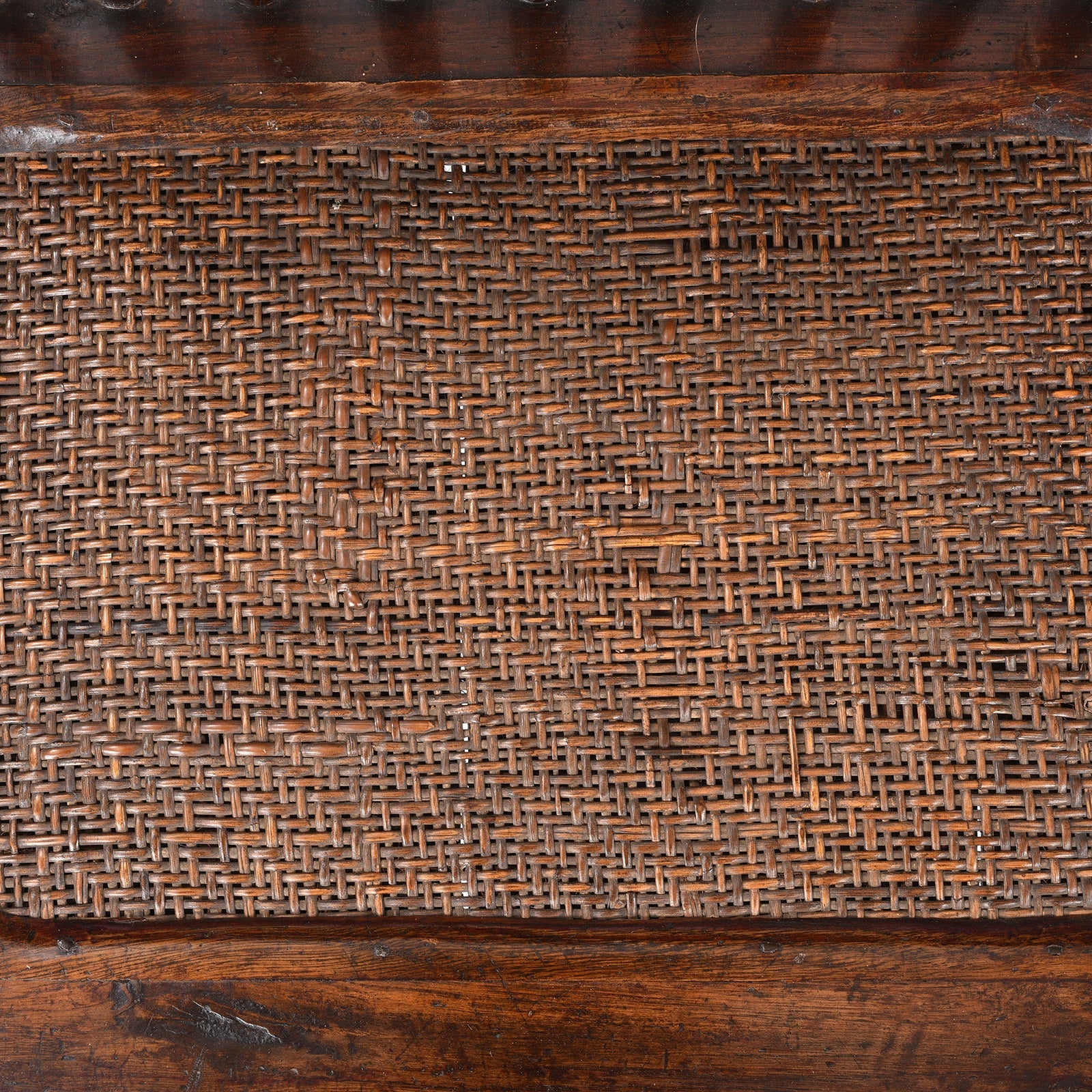 Book Chair With Rattan Seat From Zhejiang - 19th Century