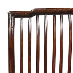 Book Chair With Rattan Seat From Zhejiang - 19th Century