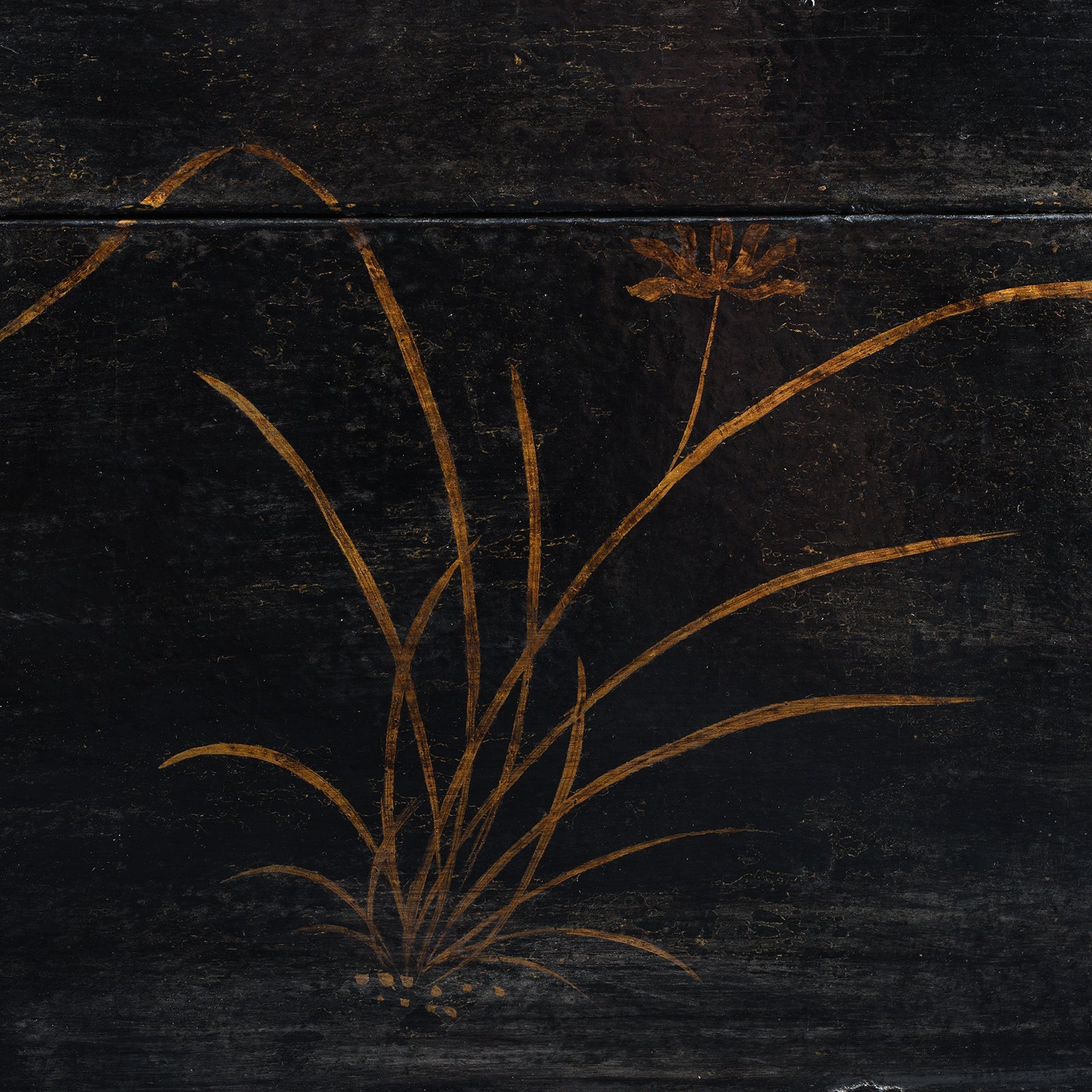 Chinese Painted Lacquer Box From Shanxi - Ca 1930