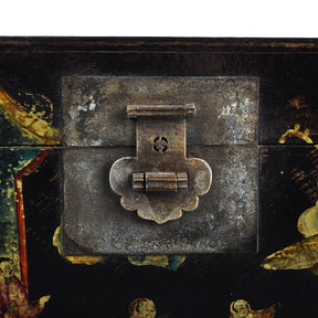 Chinese Painted Lacquer Box From Shanxi - Ca 1930